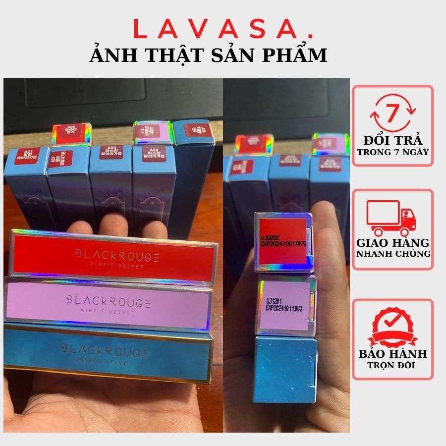 Son Kem Lì Black Rouge Air Fit Velvet Tint Đủ Màu LAVASA | BigBuy360 - bigbuy360.vn