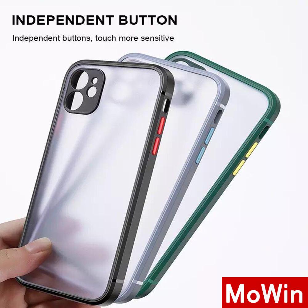 Ốp điện thoại cứng mặt nhám trong suốt cho iPhone 12 8 7 XR 8 Plus 11 XS SE Pro 7 Plus SE 2020 | BigBuy360 - bigbuy360.vn