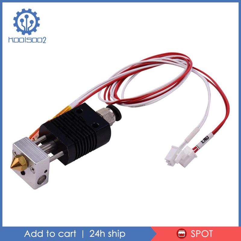 Bộ 2 Phụ Kiện Đầu Phun 0.4mm Vòi Phun 24V 40W Bằng Nhôm Cho Anet ET4