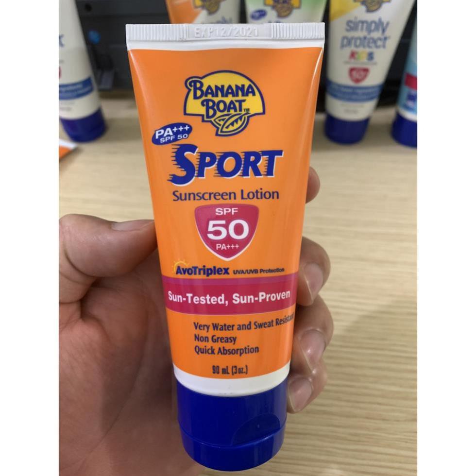 KEM CHỐNG NẮNG BANANA BOAT 90ML (USA)