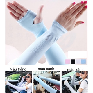 Găng tay chống nắng xỏ ngón - găng tay chống tia UV Let's Slim Hàn Quốc