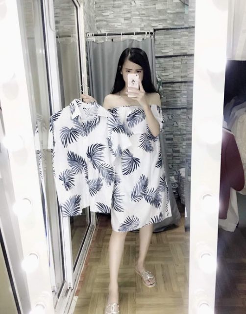 (Có bán lẻ)set đôi đi biển, set gia đình, áo sơ mi hoa quả,Bộ đôi trái cây đi biển chất tơ đũi mẫu