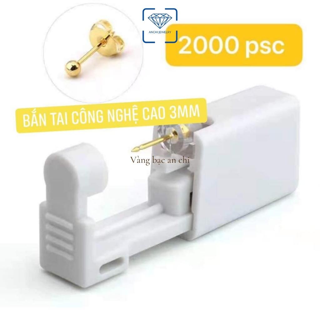 Dụng cụ tự bấm, xỏ lỗ tai có khuyên sẵn cho nam, nữ,e bé  không đau,Anchi jewelry