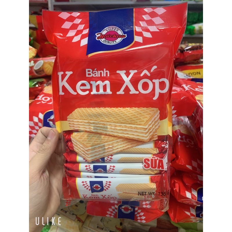 Bánh kem xốp sữa Hải Châu gói 135g