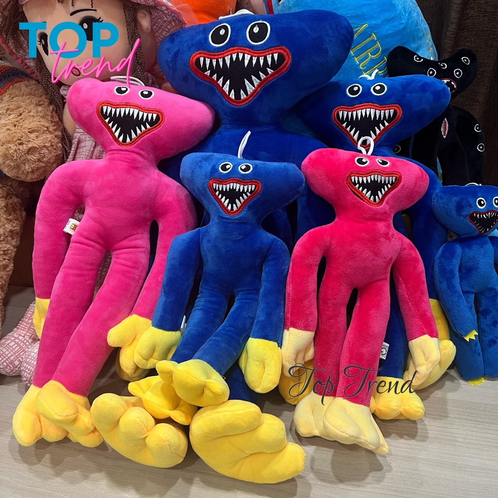 Huggy Wuggy nhồi bông nhân vật game Poppy Playtime SIZE 35-45-65CM lông mịn, gấu nhồi bông cho bé - Top Trend