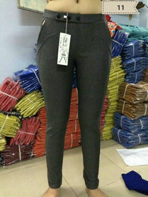 Quần dài cotton lưng thun