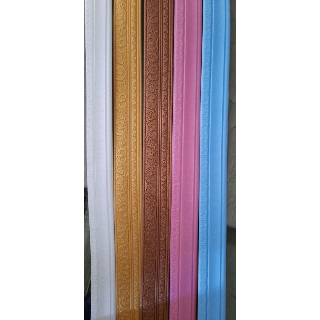 Phào chỉ nẹp bằng xốp dán 3d sẵn keo hàng cao cấp KT 230cm | BigBuy360 - bigbuy360.vn