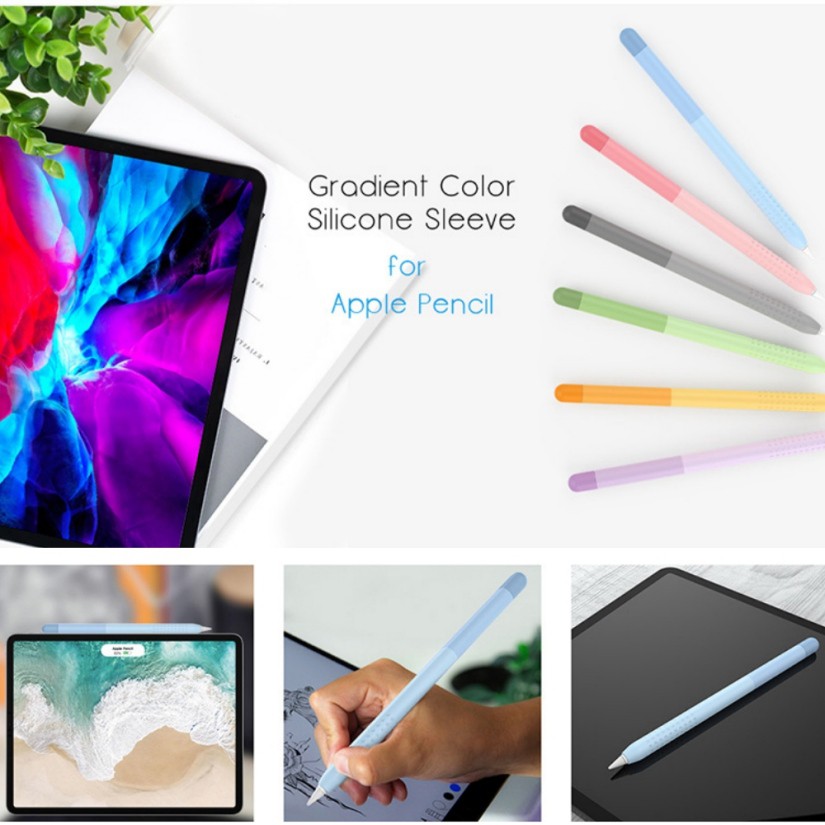 Silicon Bảo Vệ Apple Pencil 2 Màu Gradient AHASTYLE