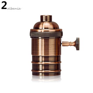 Đui đèn E26 E27 có công tắc phong cách cổ điển