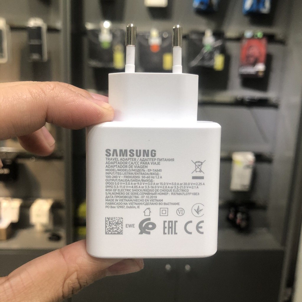 Bộ Sạc Nhanh 45W Cho Samsung Galaxy Note20 Ultra 5G - Chính Hãng