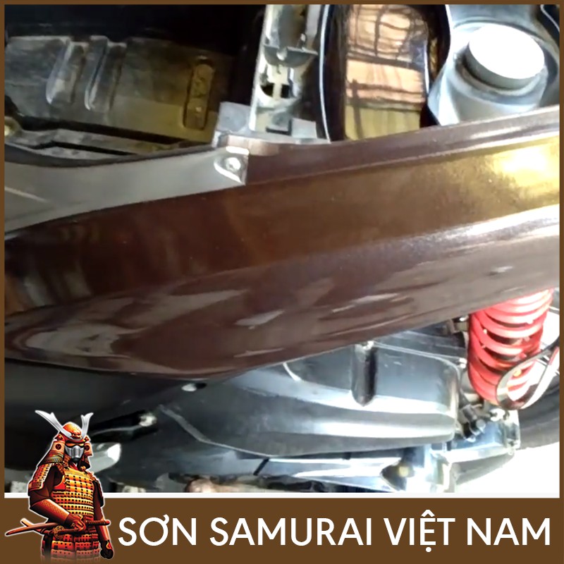 Màu Nâu Kim Loại Sơn Samurai - Combo Sơn Xịt Samurai Màu Nâu H531