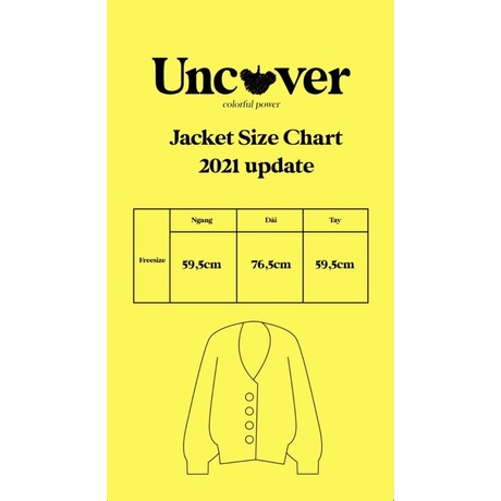 Jacket Uncover (Đủ Màu)