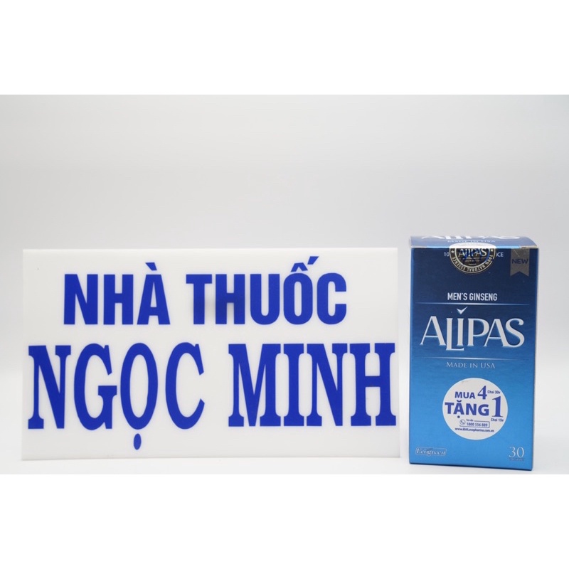 ✅ [Chính Hãng] Men's Ginseng Alipas (Hộp 30 viên) Thực phẩm hỗ trợ tăng cường sức khoẻ sinh lý
