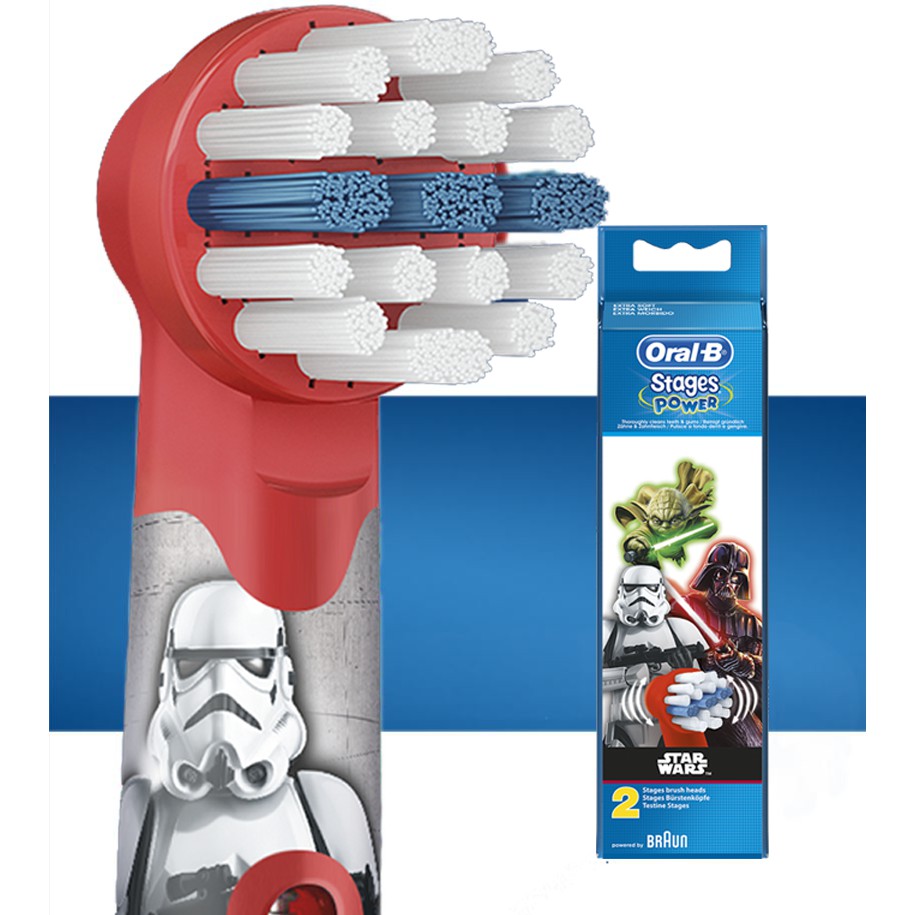 Vỉ Đầu Bàn Chải Thay Oral B Stages Power Star Wars 2 Cái