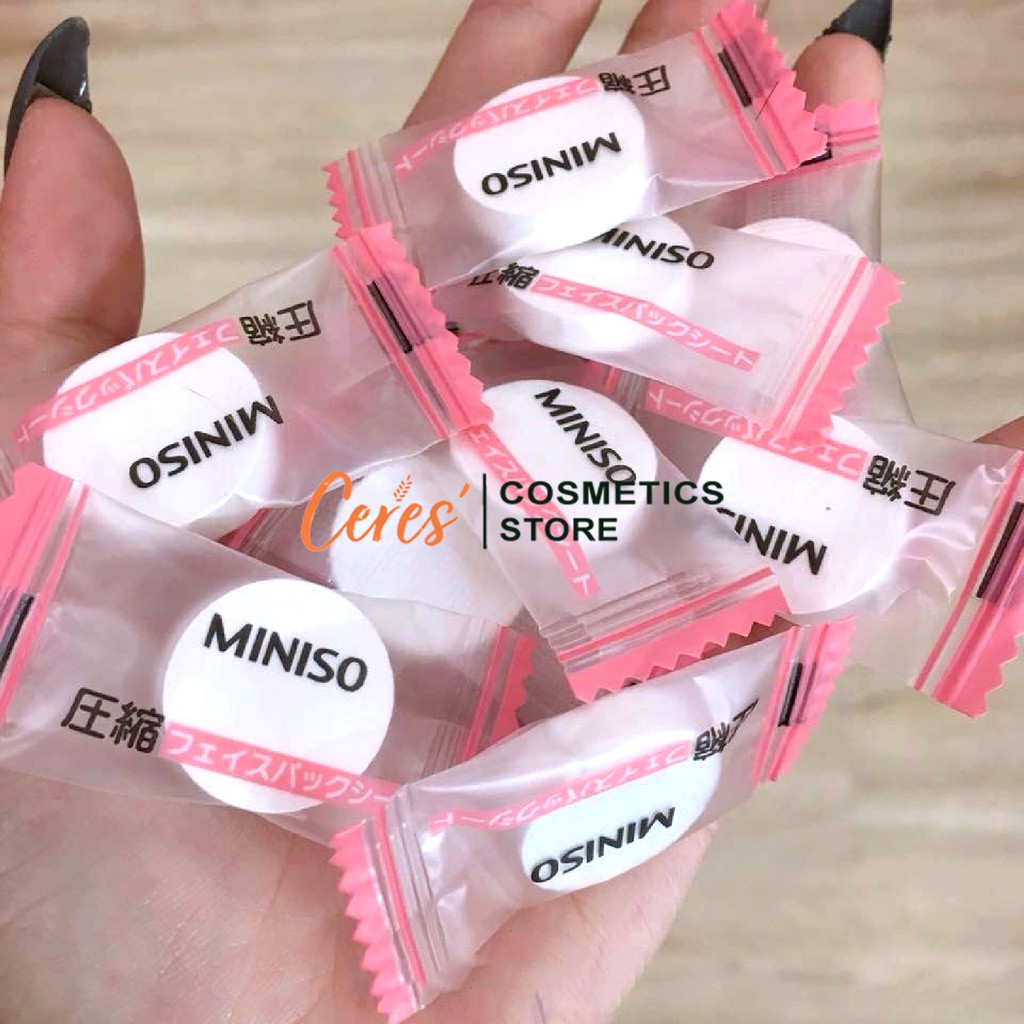 Mặt Nạ Nén 𝑭𝒓𝒆𝒆𝒔𝒉𝒊𝒑 Mặt Nạ Giấy Miniso - Mask Giấy Nhật Bản