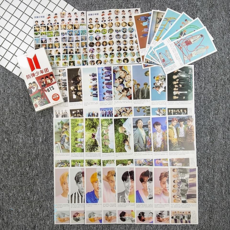 Postcard nhiều chủ đề, bookmark, lomocard idol thần tượng