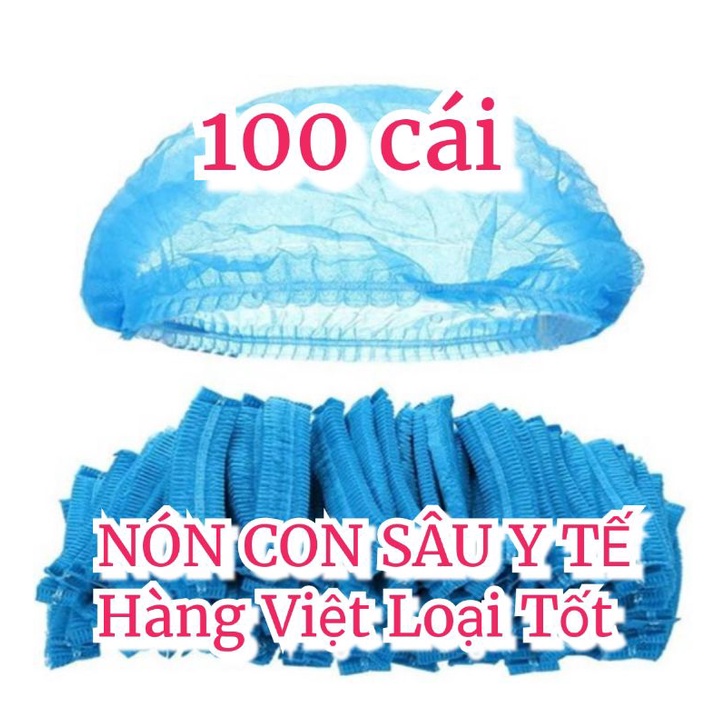 Nón , mũ con sâu trùm đầu, Nón phẫu thuật Y tế, Spa...