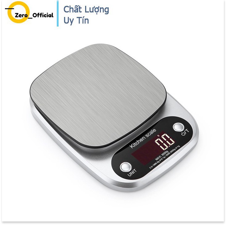 Cân tiểu li điện tử free ship siêu chính xác High Precision dải cân 3kg - 0.1g, độ chính xác cao