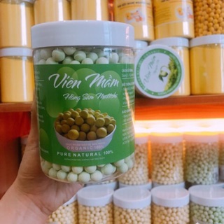 Viên mầm đậu nành nguyên xơ - hồng sâm matcha 500 gr/hộp