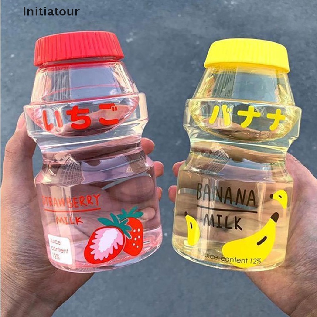 Bình nước bằng nhựa dung tích 480ml thiết kế dễ thương tiện dụng