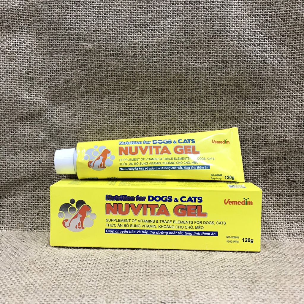 Nuvita Gel - Sản Phẩm Đặc Biệt Chống Biếng Ăn &amp; Suy Nhược Ở Chó Mèo