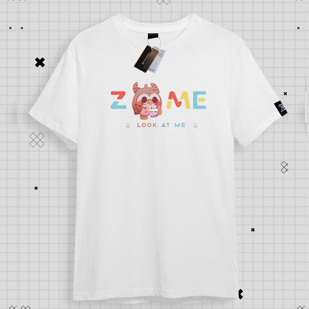 Áo thun OWL TEE , áo thun cotton, áo thun nam nữ cổ tròn màu trắng in hình cực đẹp, form chuẩn áo thun Unisex