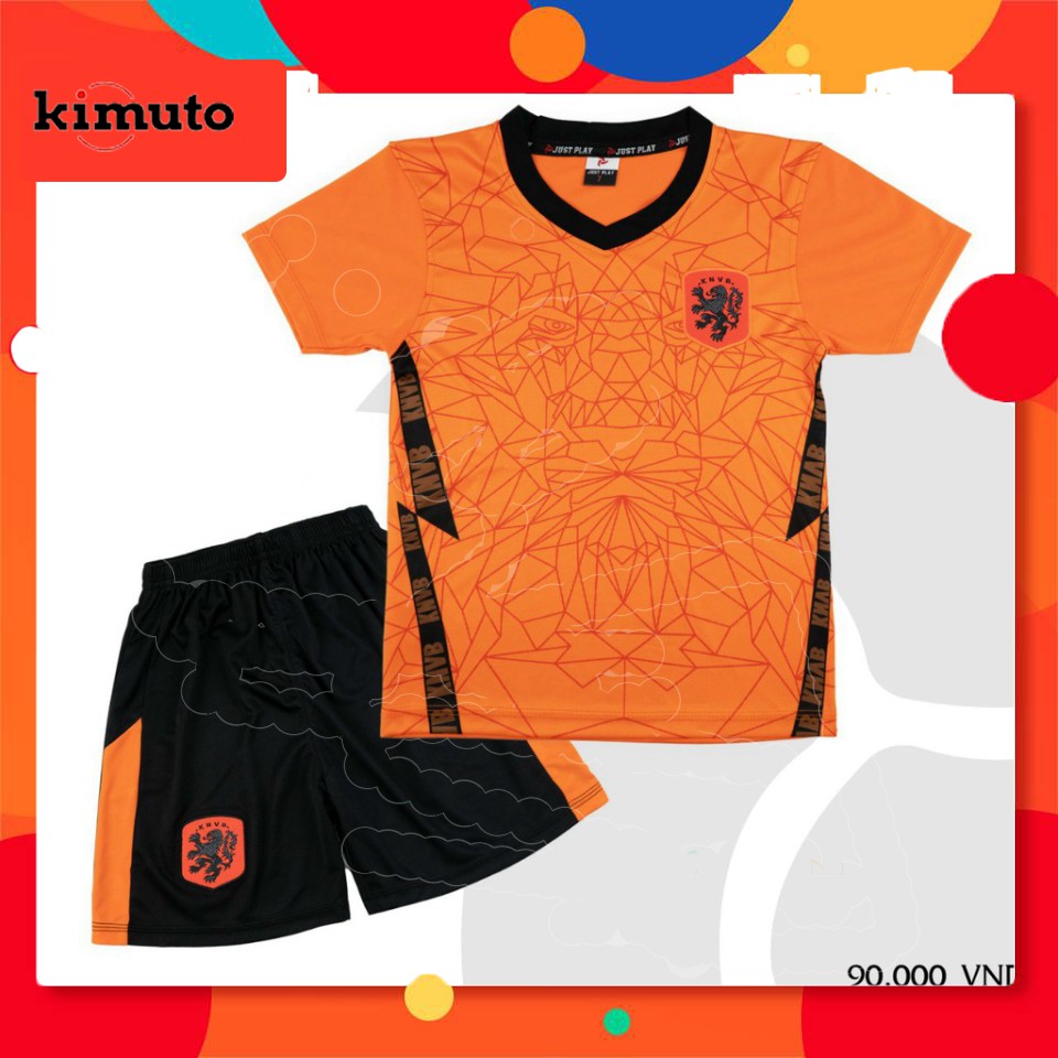 Áo bóng đá trẻ em️⚽ đồ đá banh trẻ em ĐT Hà Lan️⚽ đồ bộ trẻ em tay ngắn siêu dễ thương Vải thun lạnh cao cấp