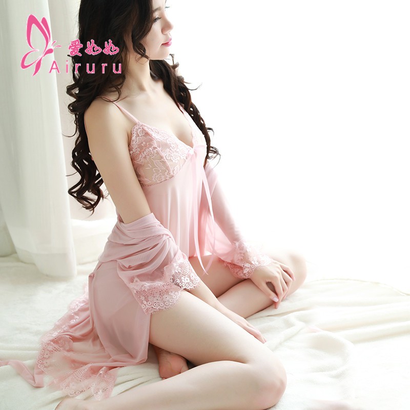 Váy Ngủ Tặng Kèm Áo Choàng Sexy