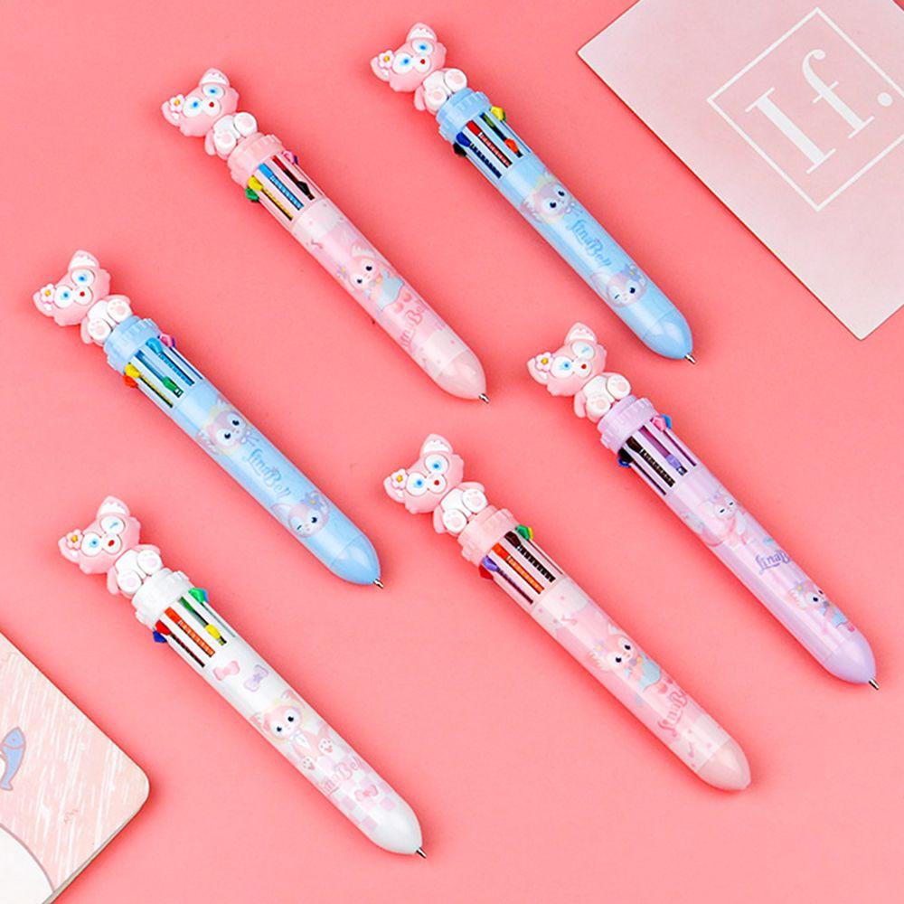 Bút Bi Nhiều Màu Họa Tiết Hoạt Hình Dễ Thương