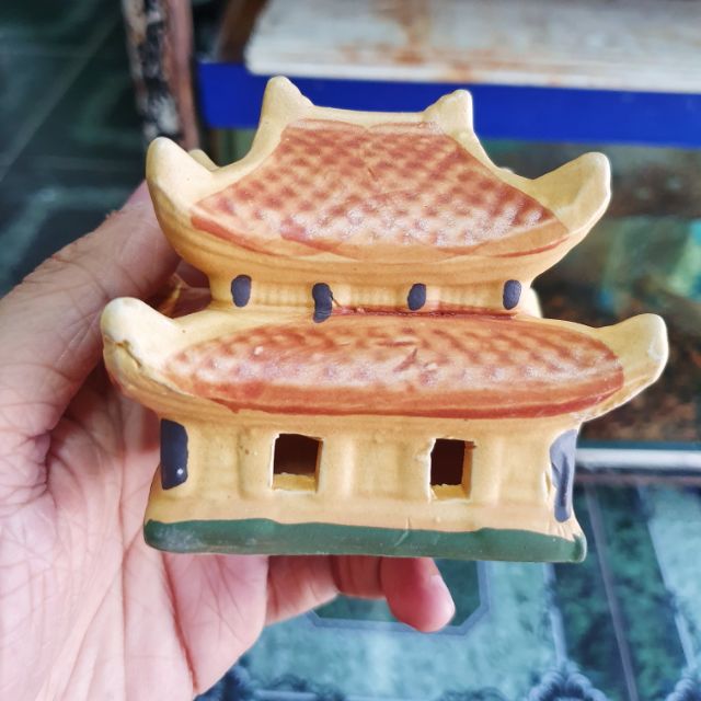 CHÙA TRANG TRÍ HỒ CÁ NON BỘ 6x4x7cm