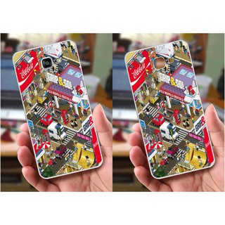 Ốp lưng Samsung A9 / A9 Pro (dẻo viền trắng trong) - Brands