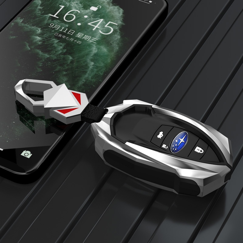 Vỏ Bảo Vệ Chìa Khóa Xe Hơi Subaru OutBack Forester XV WRX BRZ Bằng Hợp Kim Kẽm Ốp