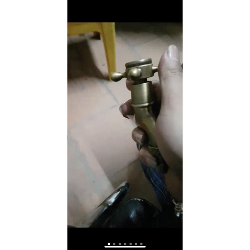 Vòi nước tay gạt đồng Dragon gold tặng băng tan