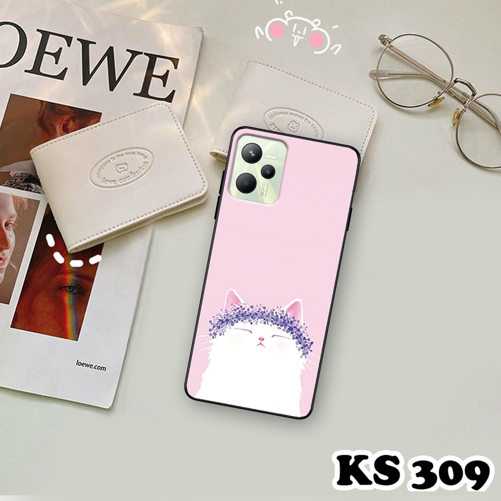 Ốp lưng Oppo Realme C33 - Realme C35 - Ốp Oppo in hình LoveCat - Chất liệu TPU siêu bền