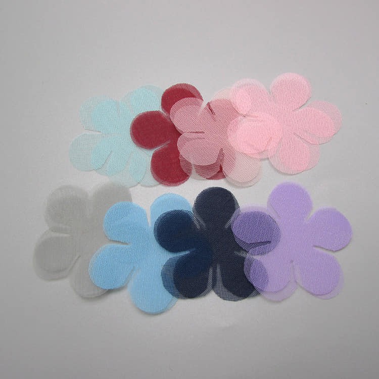 Gói 10 Cánh hoa voan 5 cánh kích thước 5cm 10/gói