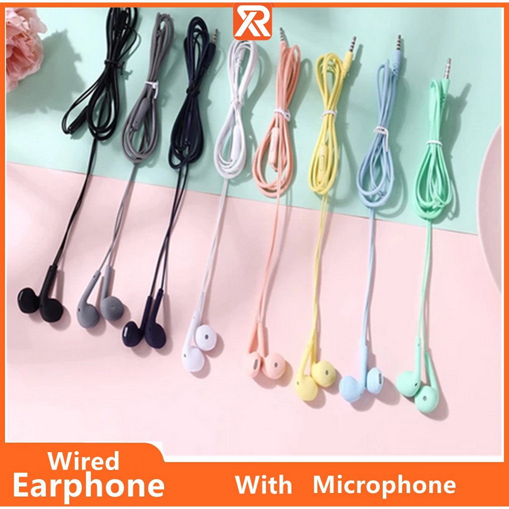 Tai nghe nhét tai có dây Macaron U19 có micrô Tai nghe nhét tai TWS chất lượng cao để sử dụng hàng ngày