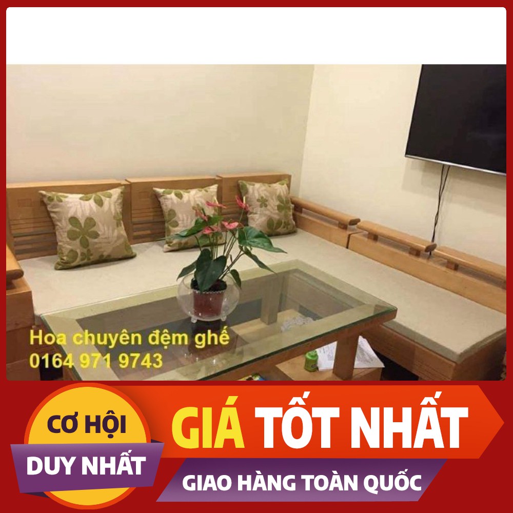 Đệm ghế gỗ, ghế sofa theo kích thước yêu cầu