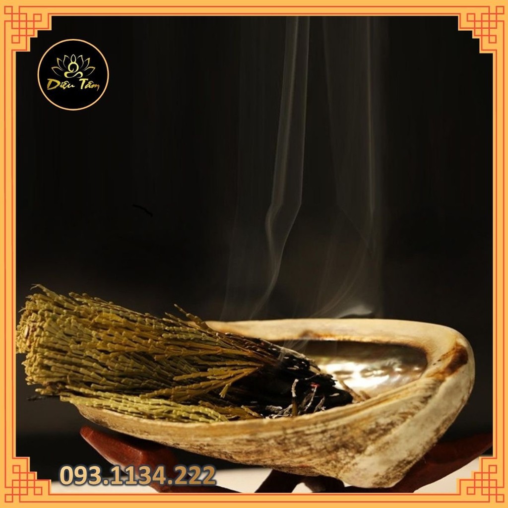 bó lá tuyết tùng (Cedar Smudge) xông nhà