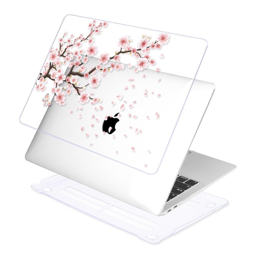 Bao Da In Hoa Có Bàn Phím Cho Macbook Air 13.3 Pro 13 15 Retina 12 Inch Ốp