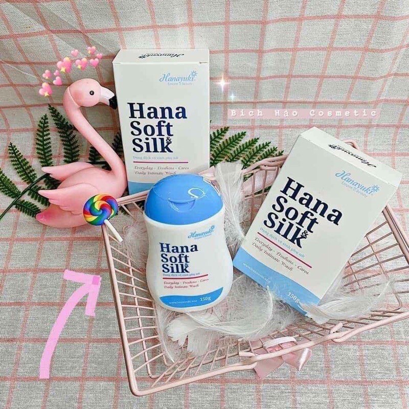 HANAYUKI-dung dịch vệ sinh phụ nữ Hana Soft Silk Hânyyuki( cam kết hàng chuẩn 100%)