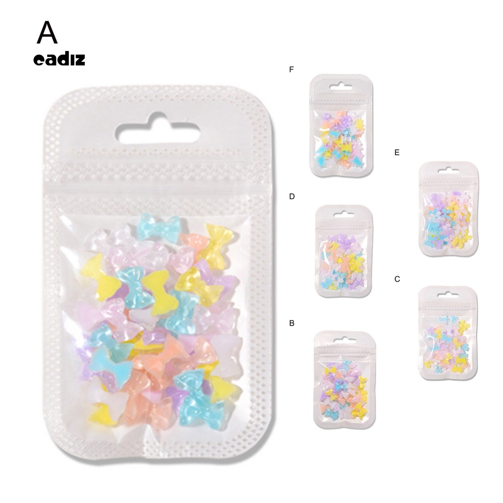 Nơ 3D Đính Móng Tay Trang Trí