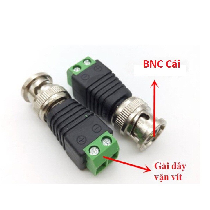 Jack BNC Cái Đầu Vặn Vít Cho Camera