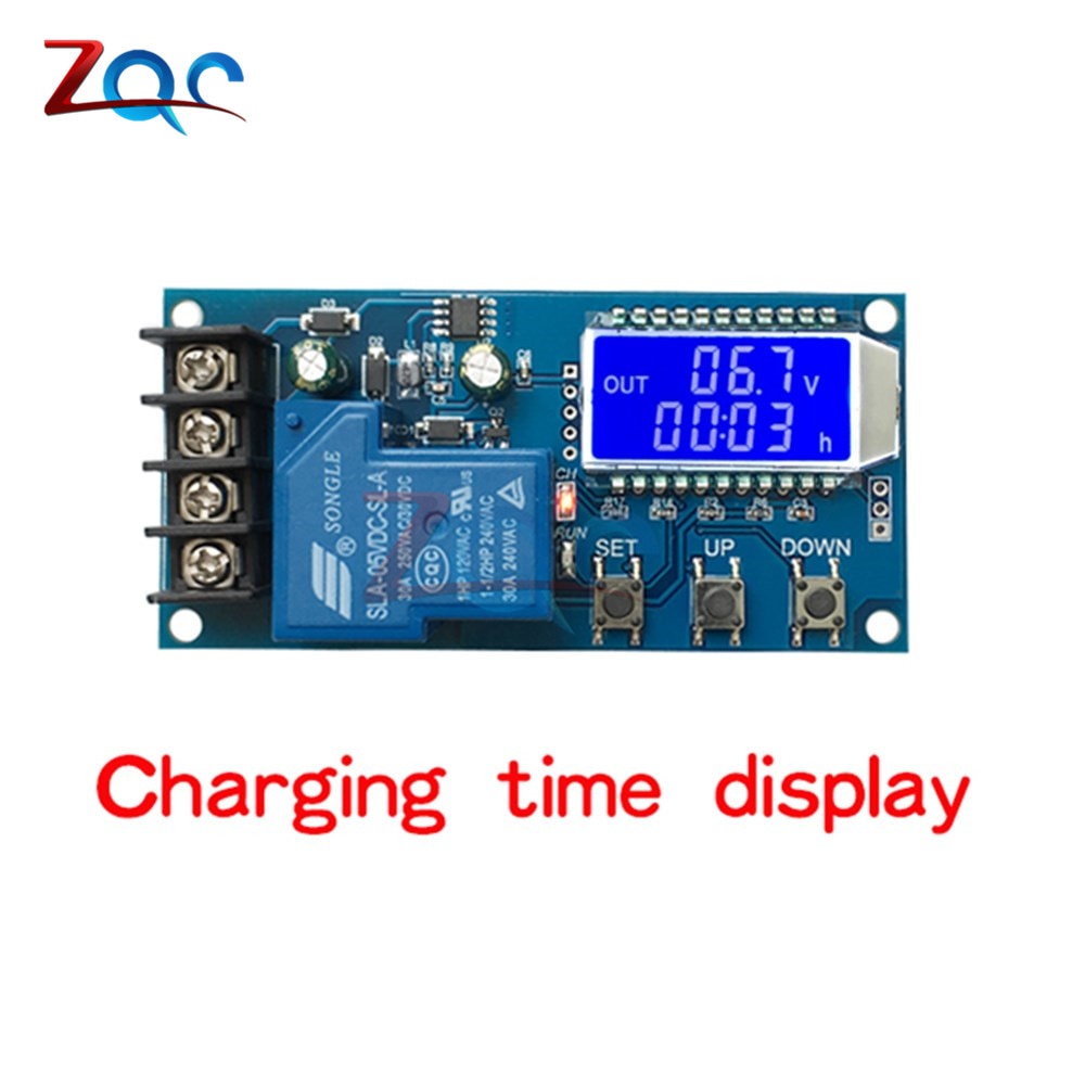 Bảng Mạch Sạc Pin Năng Lượng Mặt Trời Dc 6-60v 30a Lcd 12v 24v 36v 48v