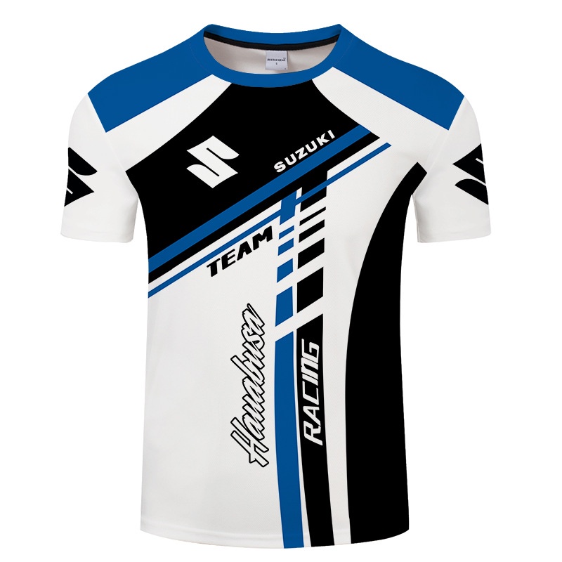 Áo Thun Ngắn Tay In Logo Xe Hơi SUZUKI 3D Cá Tính Cho Nam