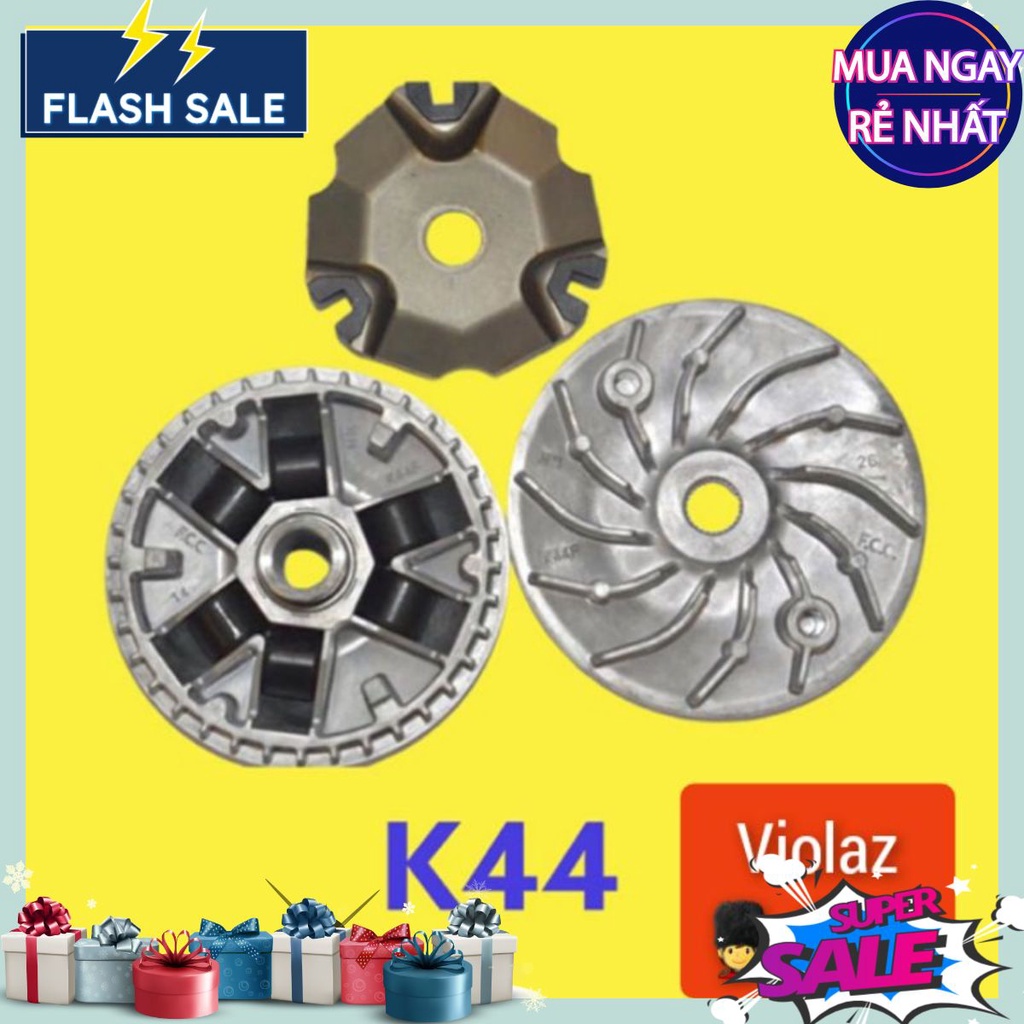 Bộ côn trước xe Vision K44 (2016 đến 2019, nồi, chén bi, cánh quạt, con lăn, kẹp trượt, đệm côn cho Honda 2017 2018 mới)