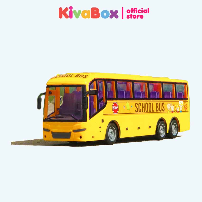 Xe bus điều khiển từ xa Kivabox loại xe điều khiển, nhựa ABS siêu bền, thiết kế tinh xảo siêu đẹp