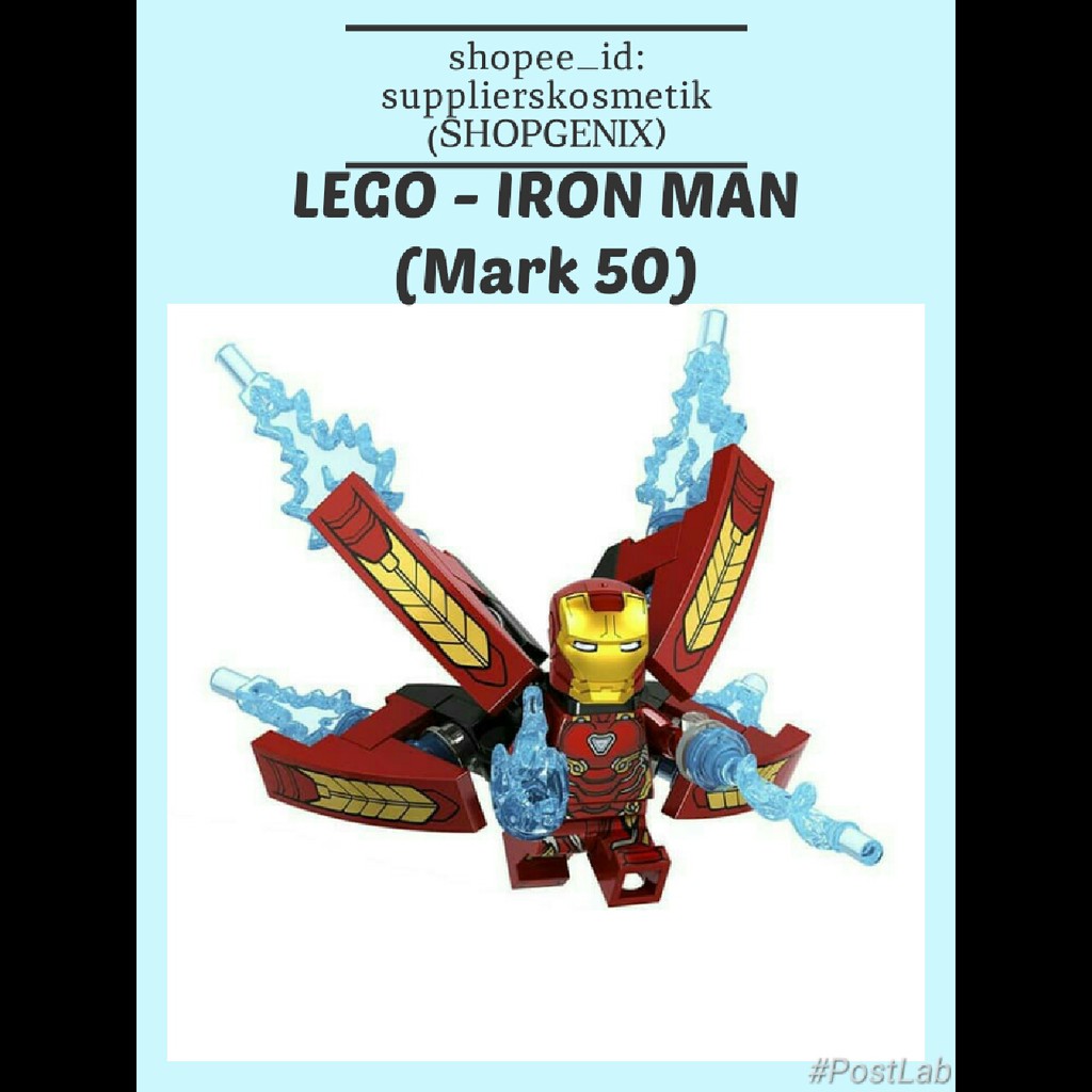 Mô Hình Đồ Chơi Lego Nhân Vật Iron Man Mark 50