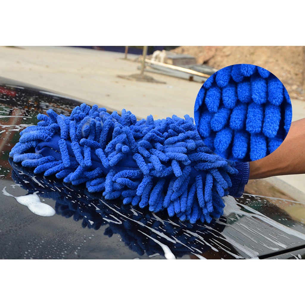 Găng Tay Vải Vi Sợi Đa Năng Hình San Hô Màu Sắc Ngẫu Nhiên