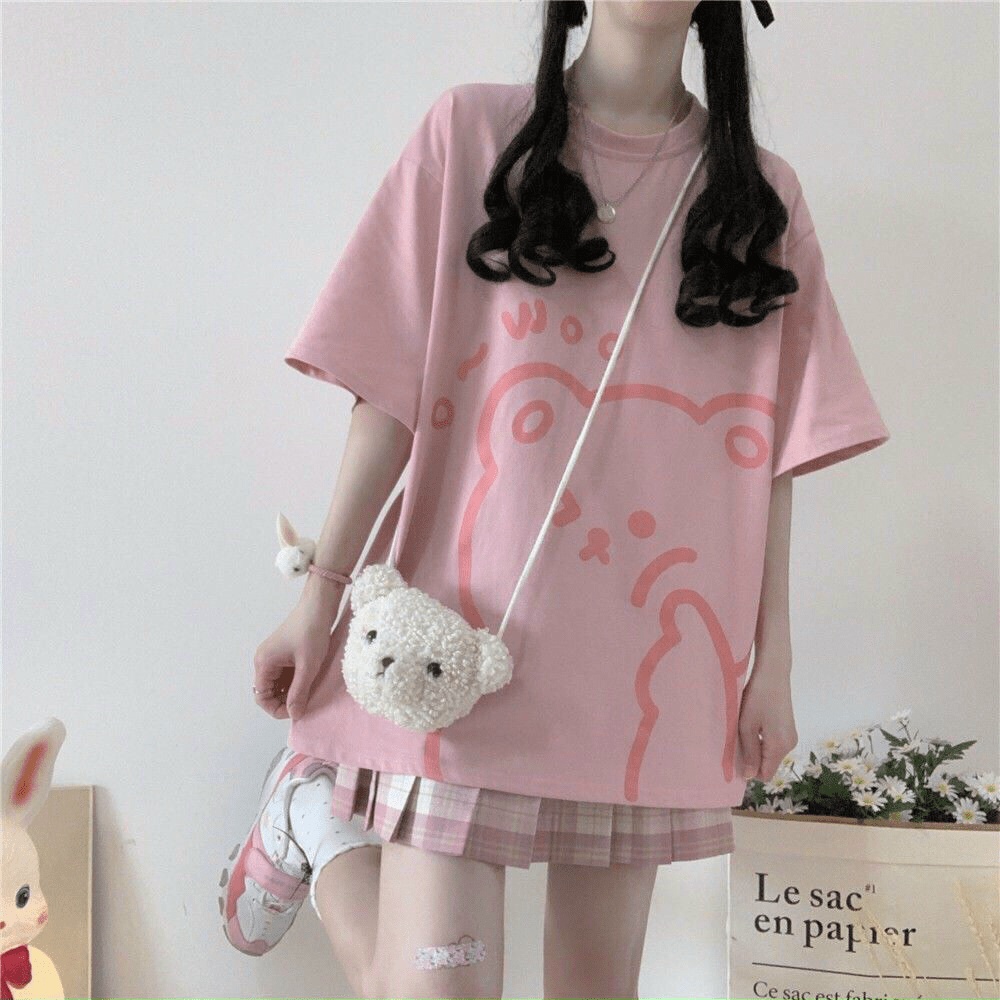 Áo thun nam nữ tay lỡ form rộng unisex siêu xinh xắn cho các bạn TRẺ KME FASHION