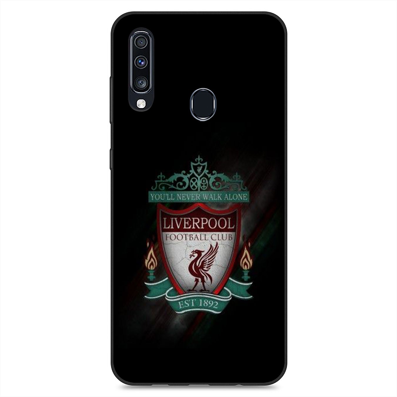 iPhone 12 Mini 11 Max Pro SE 2020 XR Casing Soft Silicone Phone Case Liverpool Logo  Wallpaper Cover